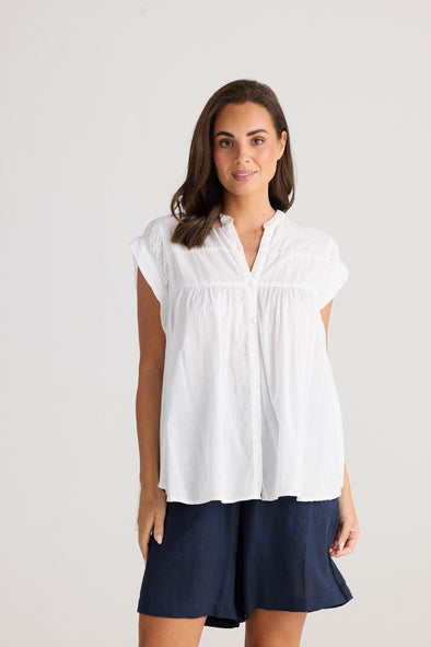 Holiday 'Clementine Top' - White
