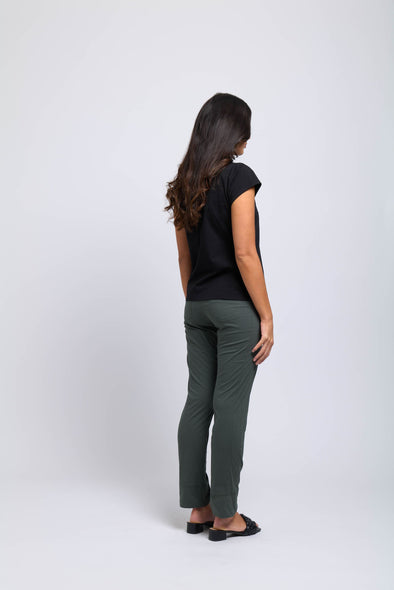 Foil '7832 Gemini Pant' - Viridian