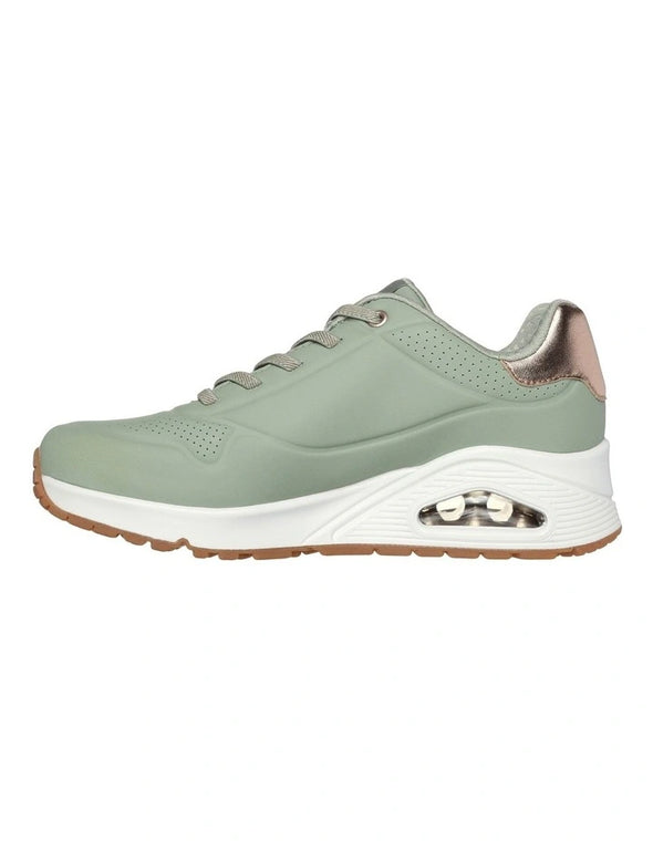 Skechers 'Uno Shimmer Away' - Sage