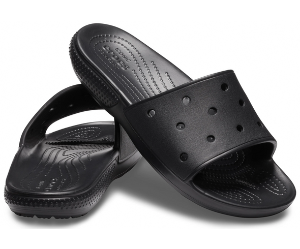 Crocs 'Classic Croc Slide'- Black