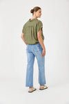 Eb & Ive 'Studio Tie Shirt' - Khaki