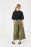 Eb & Ive 'Studio Crop Pant' - Khaki