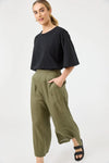 Eb & Ive 'Studio Crop Pant' - Khaki