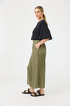 Eb & Ive 'Studio Crop Pant' - Khaki