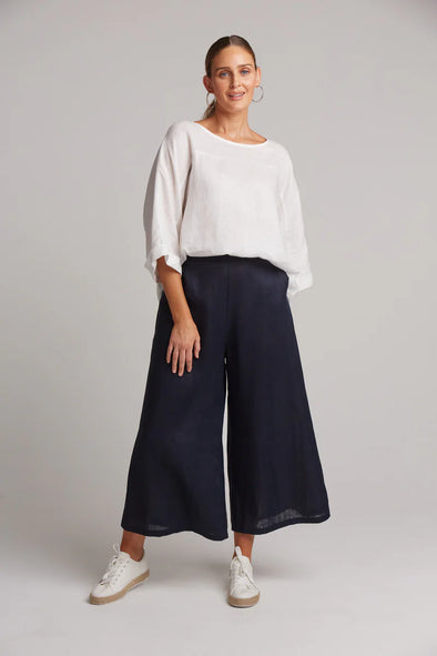 Eb & Ive 'Studio Crop Pant' - Navy