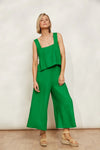 Eb & Ive 'Halcyon Crop Pant' - Emerald