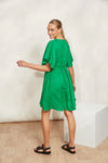 Eb & Ive 'Halcyon Tie Dress'  - Emerald