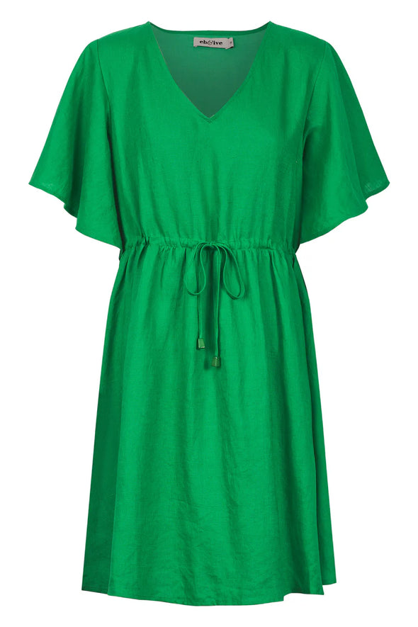 Eb & Ive 'Halcyon Tie Dress'  - Emerald