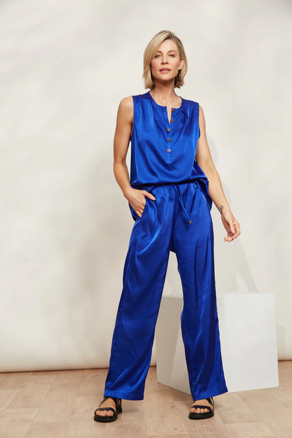 Eb & Ive 'Elysian Pant' - Cobalt