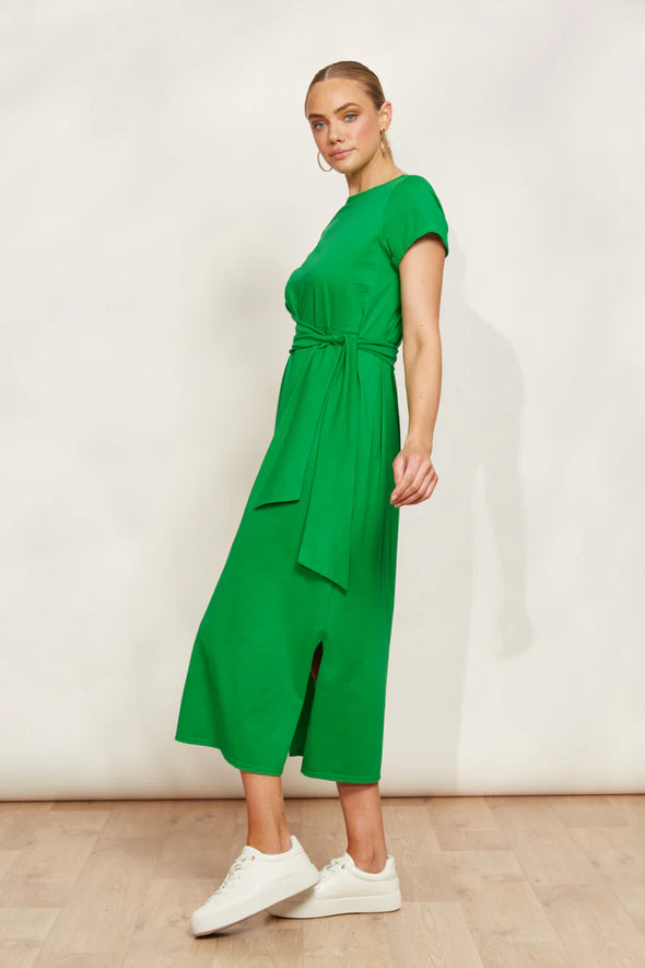 Eb& Ive 'Verano Tie Dress' - Emerald