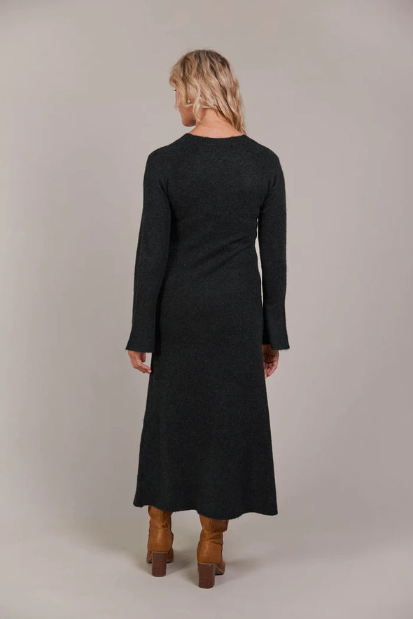 Eb & Ive 'Merano Knit Dress' - Charcoal