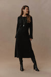 Eb & Ive 'Merano Knit Dress' - Charcoal