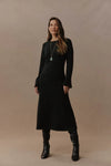 Eb & Ive 'Merano Knit Dress' - Charcoal