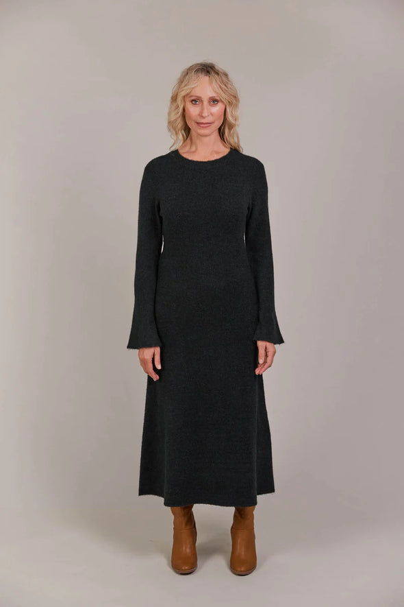 Eb & Ive 'Merano Knit Dress' - Charcoal