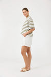 Eb & Ive 'Studio Striped TShirt' - Olive