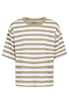 Eb & Ive 'Studio Striped TShirt' - Olive