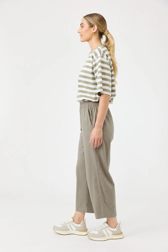 Eb & Ive 'Studio Traveller Pant' - Olive