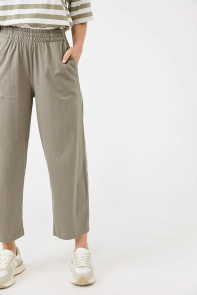 Eb & Ive 'Studio Traveller Pant' - Olive