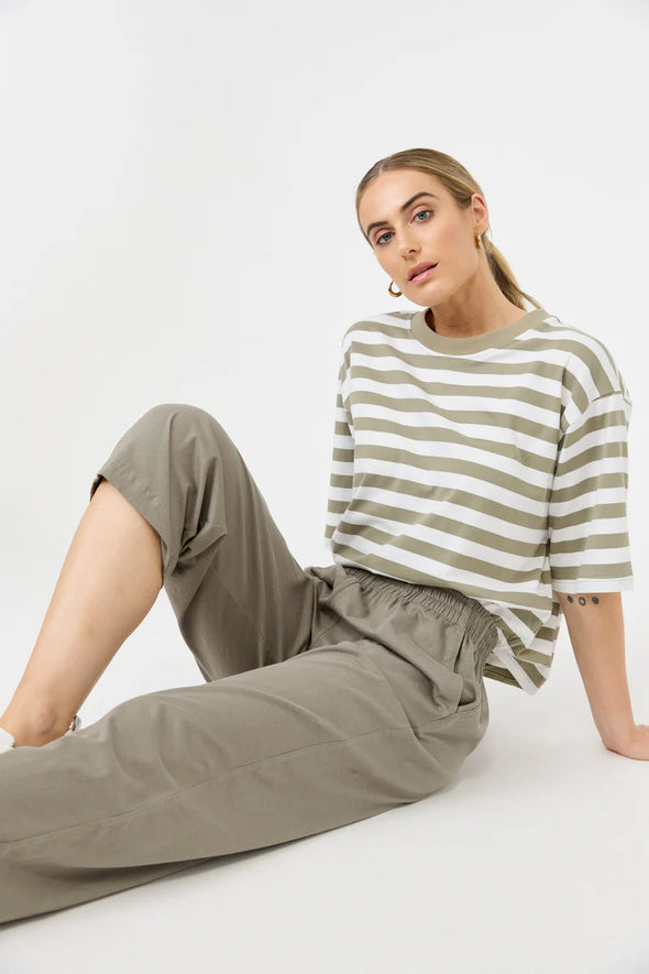 Eb & Ive 'Studio Traveller Pant' - Olive