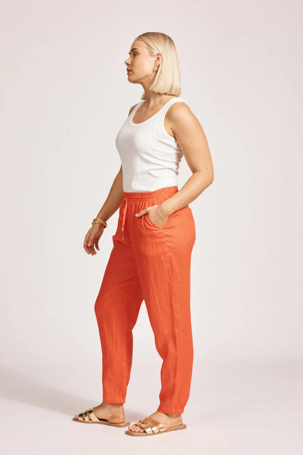 Eb & Ive 'Miramar Pant' - Coral