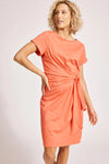 Eb & Ive 'Francia Dress' - Coral