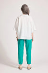 Eb & Ive 'Miramar Collared Top' - White