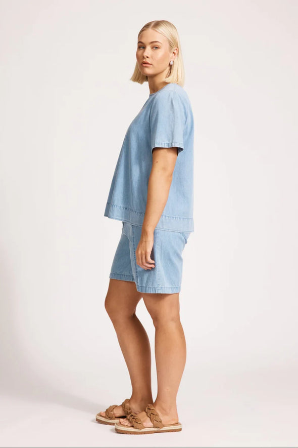 Eb & Ive 'Melenia Top' - Denim