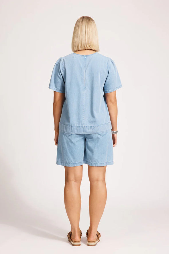 Eb & Ive 'Melenia Top' - Denim