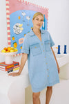 Eb & Ive 'Melenia Shirtdress' - Denim