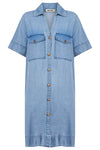 Eb & Ive 'Melenia Shirtdress' - Denim