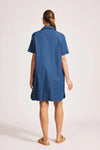 Eb & Ive 'Melenia Shirtdress' - Indigo