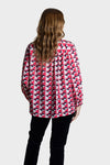 Two T's '2769 Triangle Print Shirt' - Paradise Pink