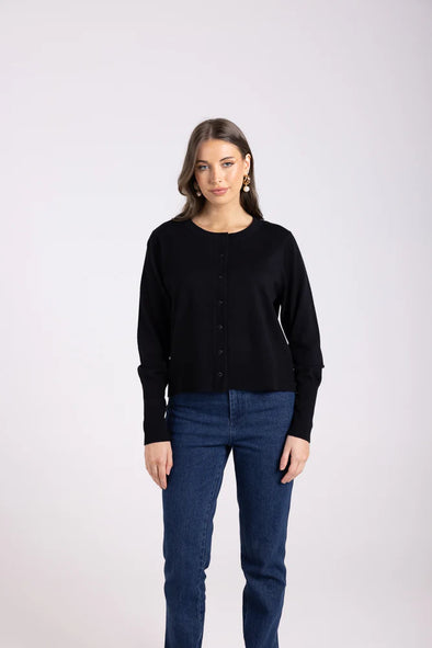 Two T's '3096 Cardi' - Black
