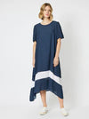 Clarity 'Envisage Dress' - Navy White