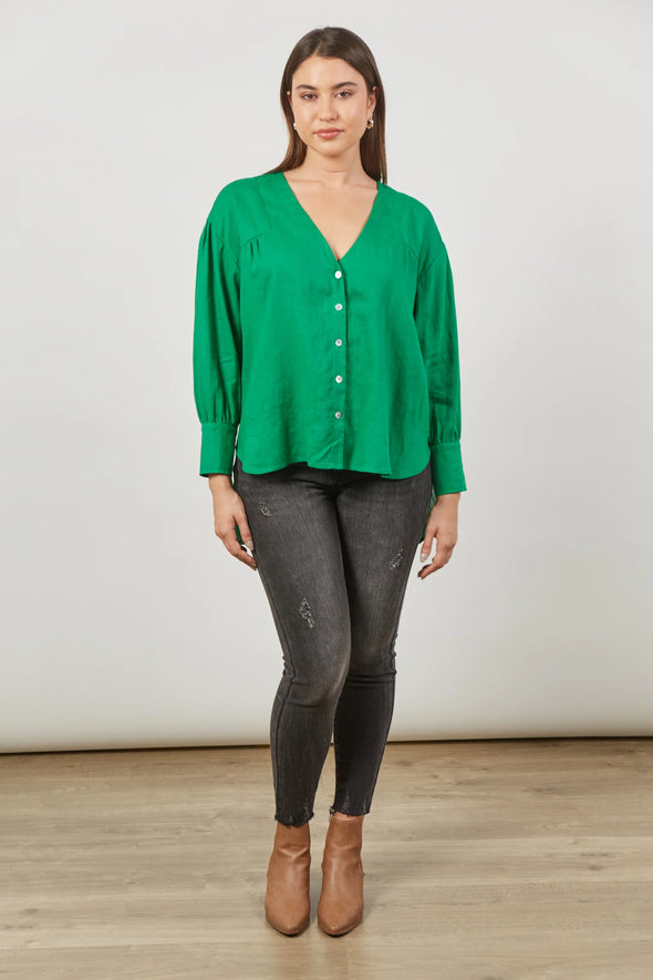 Isle of Mine 'Panorama Blouse' - Meadow