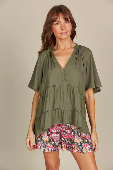 Isle of Mine 'Esme Top' - Olive