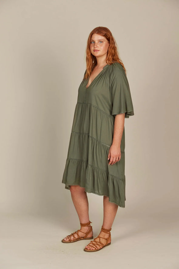 Isle of Mine 'Esme Dress' - Olive