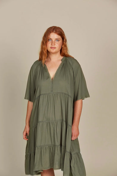 Isle of Mine 'Esme Dress' - Olive