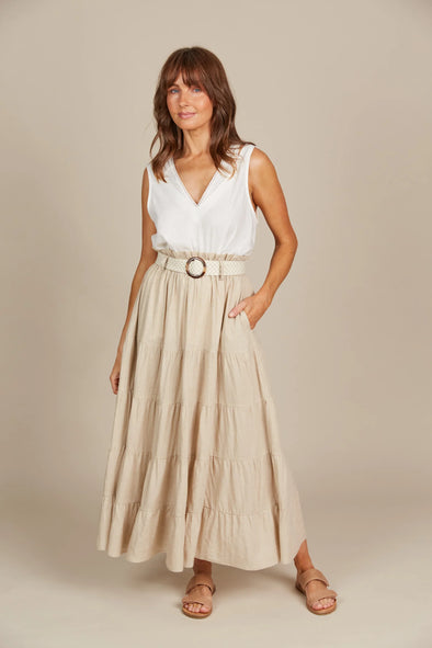 Isle of Mine 'Amelie Maxi Skirt' - Canvas