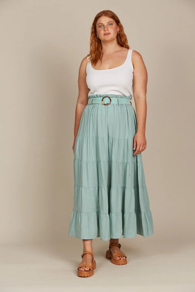 Isle of Mine 'Amelie Maxi Skirt' - Seafoam