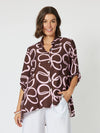 Clarity 'Koko Latte Shirt'  - Chocolate