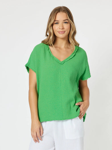 Threadz 'Byron Top' - Emerald