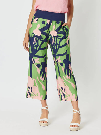 Clarity 'Como Pant' - Green Print