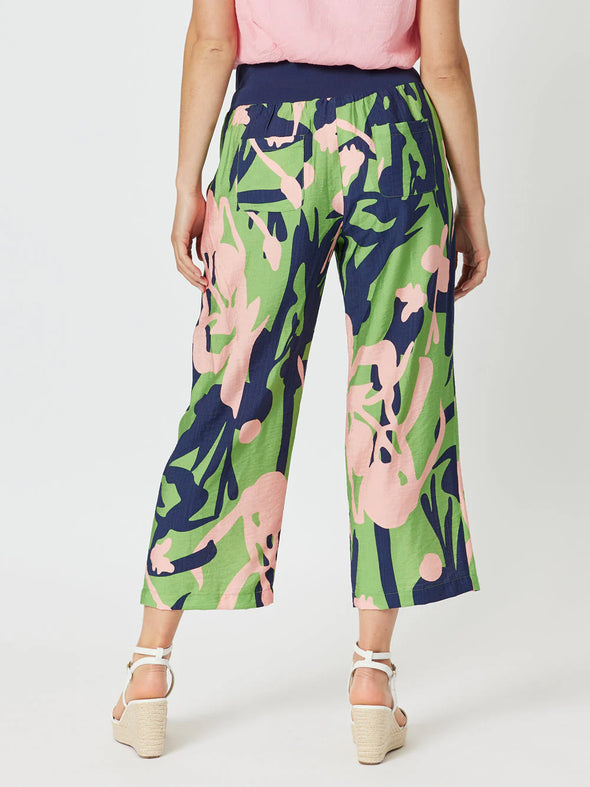 Clarity 'Como Pant' - Green Print