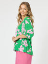 Threadz 'Spring Top' - Emerald Print