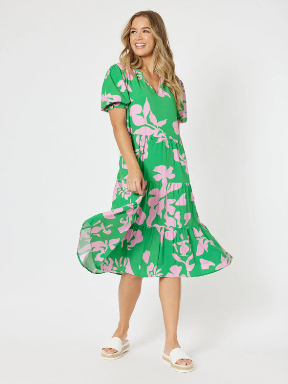 Threadz 'Spring Dress'  - Emerald Print