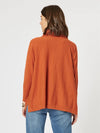Clarity 'Remy Scarf Knit Jumper' - Paprika