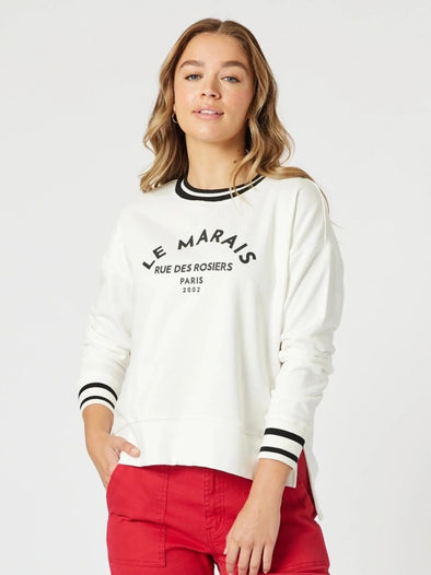 Threadz 'Le Marais Sweat' - Ivory