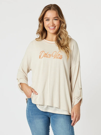 Threadz 'Dolce Vita Knit'  - Natural