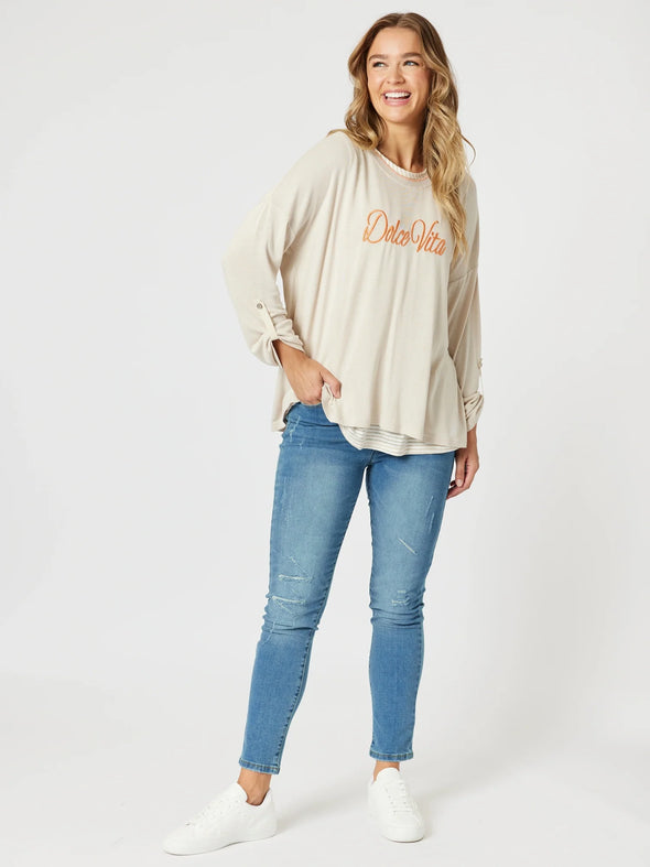 Threadz 'Dolce Vita Knit'  - Natural